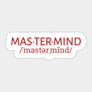 Mastermind Sticker